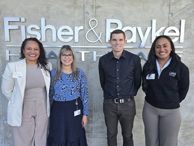 Oyonnx team members visiting Fisher & Paykel Healthcare